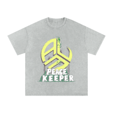 Load image into Gallery viewer, All Lives Matter Peacekeeper Snow Washed Oversized Cotton T-Shirt