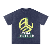 Load image into Gallery viewer, All Lives Matter Peacekeeper Snow Washed Oversized Cotton T-Shirt
