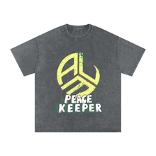 Load image into Gallery viewer, All Lives Matter Peacekeeper Snow Washed Oversized Cotton T-Shirt