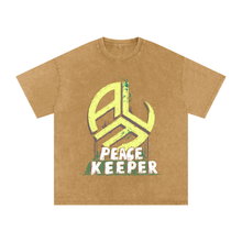 Load image into Gallery viewer, All Lives Matter Peacekeeper Snow Washed Oversized Cotton T-Shirt
