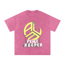 Load image into Gallery viewer, All Lives Matter Peacekeeper Snow Washed Oversized Cotton T-Shirt