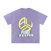 Load image into Gallery viewer, All Lives Matter Peacekeeper Snow Washed Oversized Cotton T-Shirt
