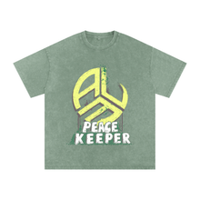 Load image into Gallery viewer, All Lives Matter Peacekeeper Snow Washed Oversized Cotton T-Shirt