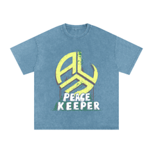 Load image into Gallery viewer, All Lives Matter Peacekeeper Snow Washed Oversized Cotton T-Shirt