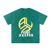Load image into Gallery viewer, All Lives Matter Peacekeeper Snow Washed Oversized Cotton T-Shirt