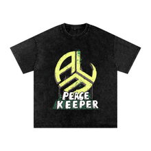 Load image into Gallery viewer, All Lives Matter Peacekeeper Snow Washed Oversized Cotton T-Shirt