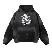 Load image into Gallery viewer, Vintage Washed Frayed Fleece Hoodie