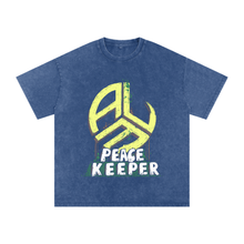 Load image into Gallery viewer, All Lives Matter Peacekeeper Snow Washed Oversized Cotton T-Shirt