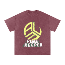 Load image into Gallery viewer, All Lives Matter Peacekeeper Snow Washed Oversized Cotton T-Shirt