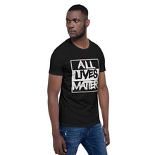Load image into Gallery viewer, Short-Sleeve Unisex T-Shirt - ALM ALL LIVES MATTER