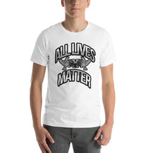 Load image into Gallery viewer, Short-Sleeve Unisex T-Shirt - ALM ALL LIVES MATTER
