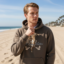 Load image into Gallery viewer, Vintage Washed Frayed-Hem Hoodie
