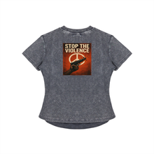 Load image into Gallery viewer, All Lives Matter Womens Logo Vintage Washed Bodycon Cotton T-Shirt
