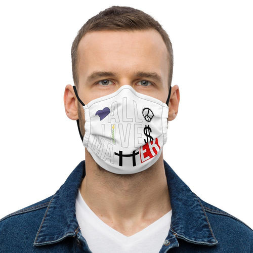 Premium face mask - ALM ALL LIVES MATTER 