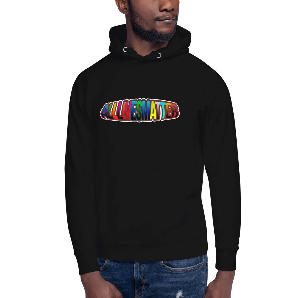 ALM ALL LIVES MATTER MULTICOLOR HOODIE - ALM ALL LIVES MATTER 