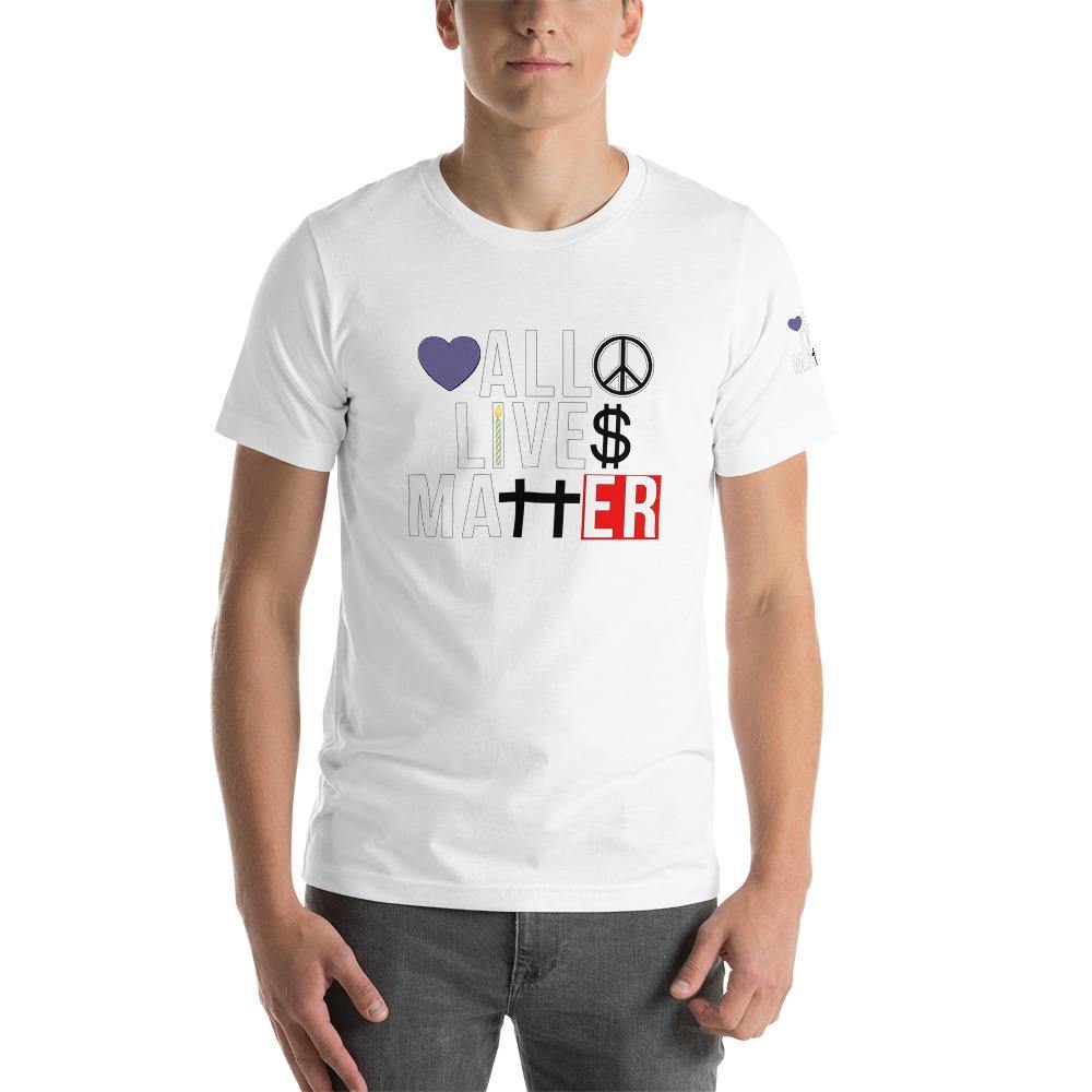 Short-Sleeve Unisex T-Shirt - ALM ALL LIVES MATTER 